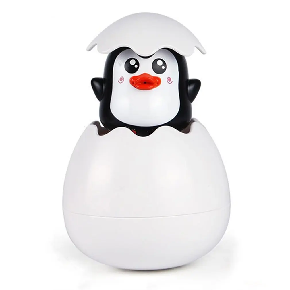 Baby Shower Bath Toys for Children Early Educational Bathtub Bathroom Sprinkling Egg Floating Duck Penguin