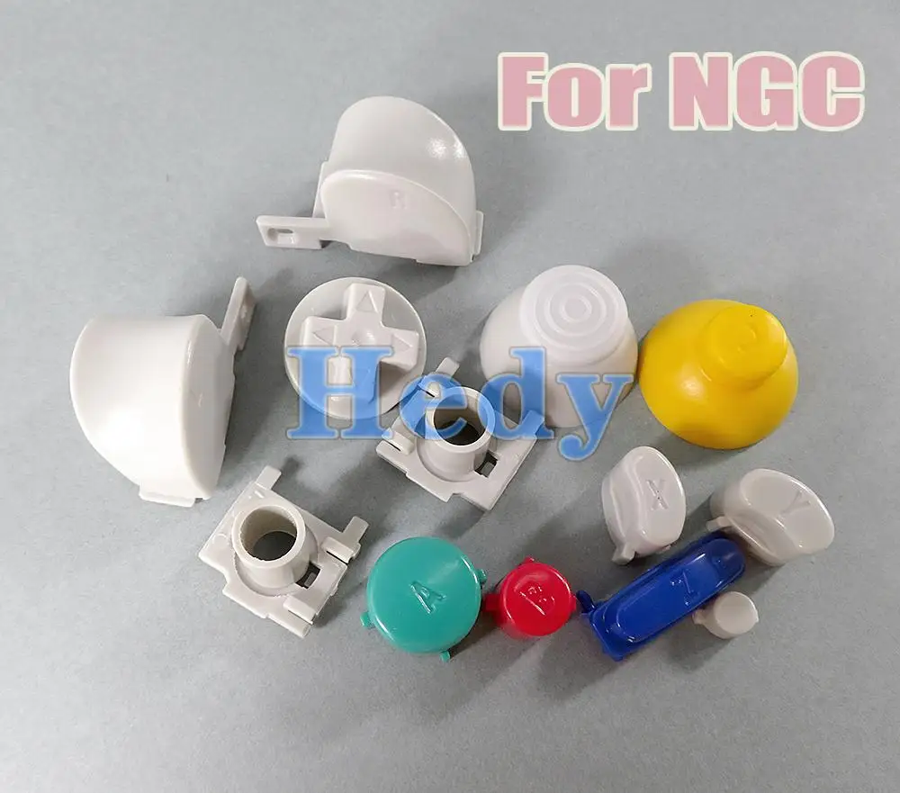 20Set Set Completo L R Abxy Z Tasti Tasti Per Nintend Ngc Controller Colorato Thumb Touch Button Keys Game Joystick Cover Cap