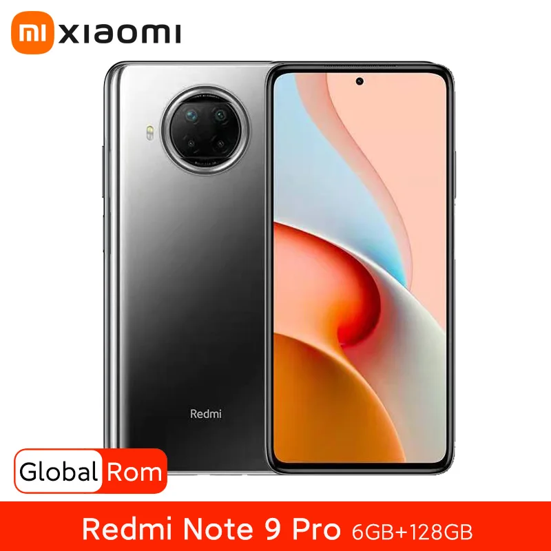 Смартфон Xiaomi Redmi Note 9 Pro 8 + 128 ГБ камера 750 МП процессор Snapdragon 6 67G экран 120 дюйма