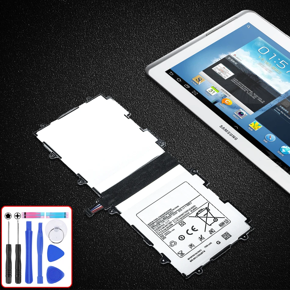 Батарея SP3676B1A(1S2P) для samsung GALAXY Note 10,1 GT-N8000 N8005 GT-N8010 GT-N8013 GT-P7510 7000 мА/ч, Ёмкость