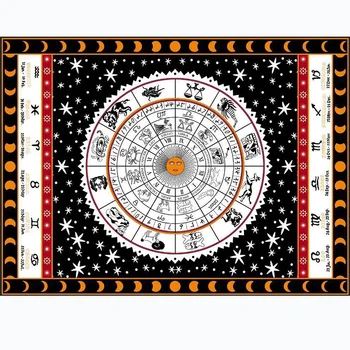 

3 Kinds Tarot Tablecloth Aspect Astrology Sofa Cover Carpet Otsuge 150*200cm Beautiful Pattern Game Tarot Board Game Accessorie