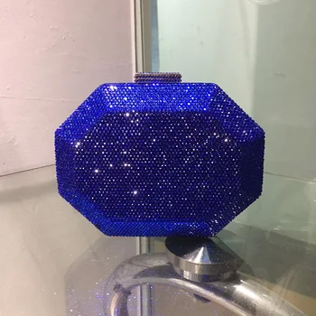 

Diamond Evening Bag Clutch Wedding Banquet Annual General Meeting Diamond Parcels Evening Gown Crystal Bag Chain the Bride Bag