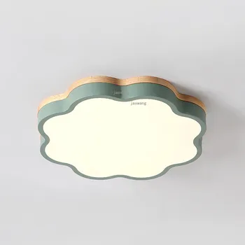 

Nordic LED Solid Wood Ceiling Light Children's Bedroom Clouds Decoration Lighting Ceiling Light Fixtures Kitchen Accessories