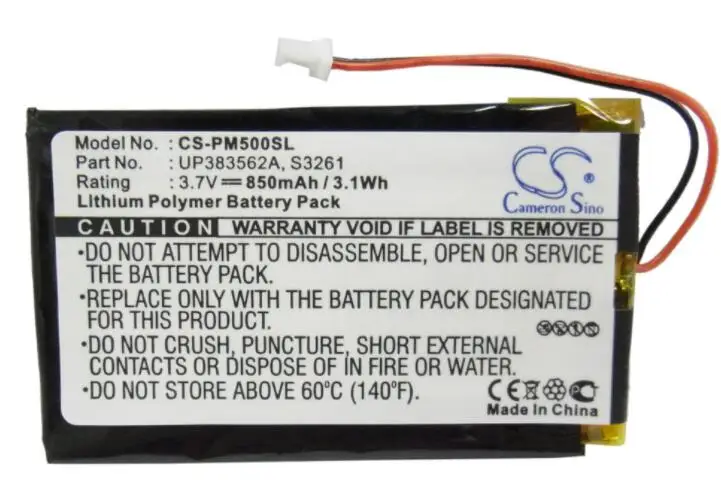 Cameron sino 850 мАч аккумулятор для IBM WorkPad 8602 10U c500 UP383562A ладони M500 M505 M515 IA1TB12B1 ICF383461