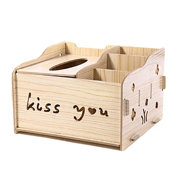

Home Decor Cover Fashion Case Tissue Box Kitchen Storage Large Capacity Napkins Holder Wooden Table Modern Organizer