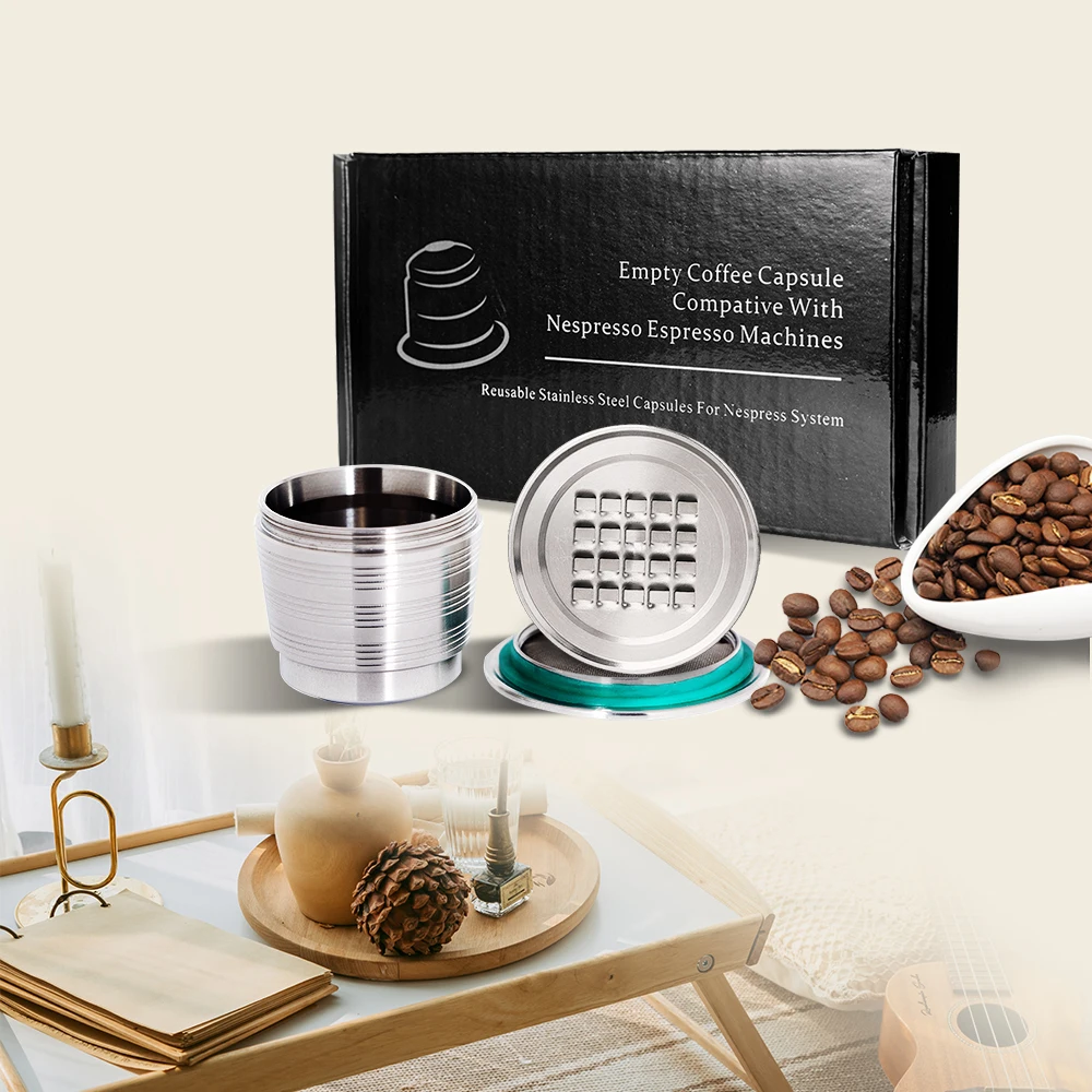 3 Pods Nespresso Stainless Steel 
