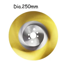 Dia.250mm W5/DM05 HSS циркулярное лезвие пилы с Оловянным покрытием для металлический, В индустриальном стиле резки 6542/M2/P6M5 Трубы Резак