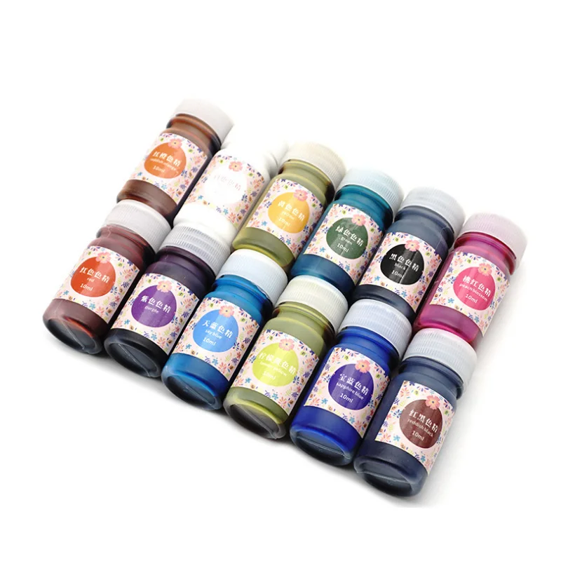 10 мл Высококонцентрированный УФ-полимерный жидкий окрашивающий краситель