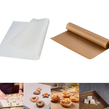 

1Pc Non-stick BBQ Grill Mat 40*30cm Baking Mat Cooking Grilling Sheet Heat Resistance Easily Cleaned Kitchen For Party