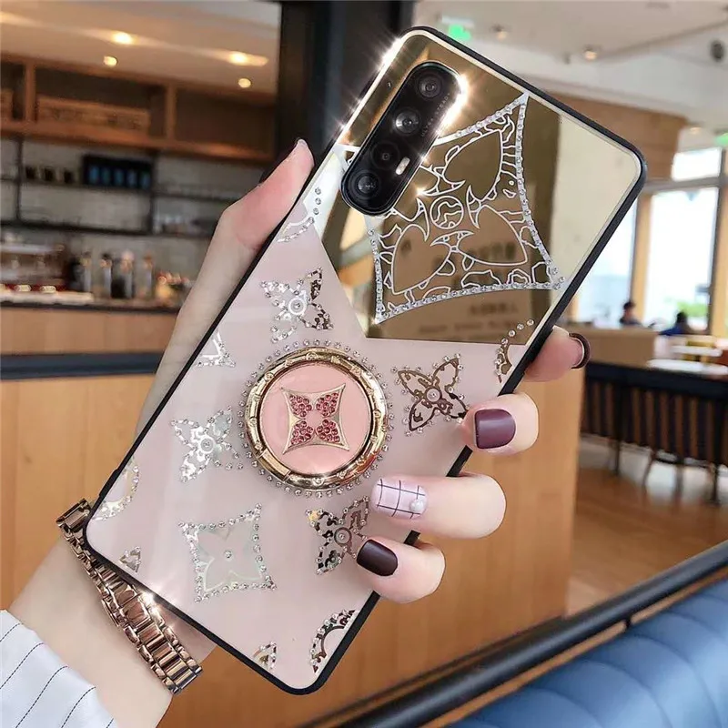 Luxury diamond clover 3D Diamond Holder stand phone case for samsung Galaxy s20 plus ultra S8 S9 S10plus A71 A51 NOTE 8 9 10 |