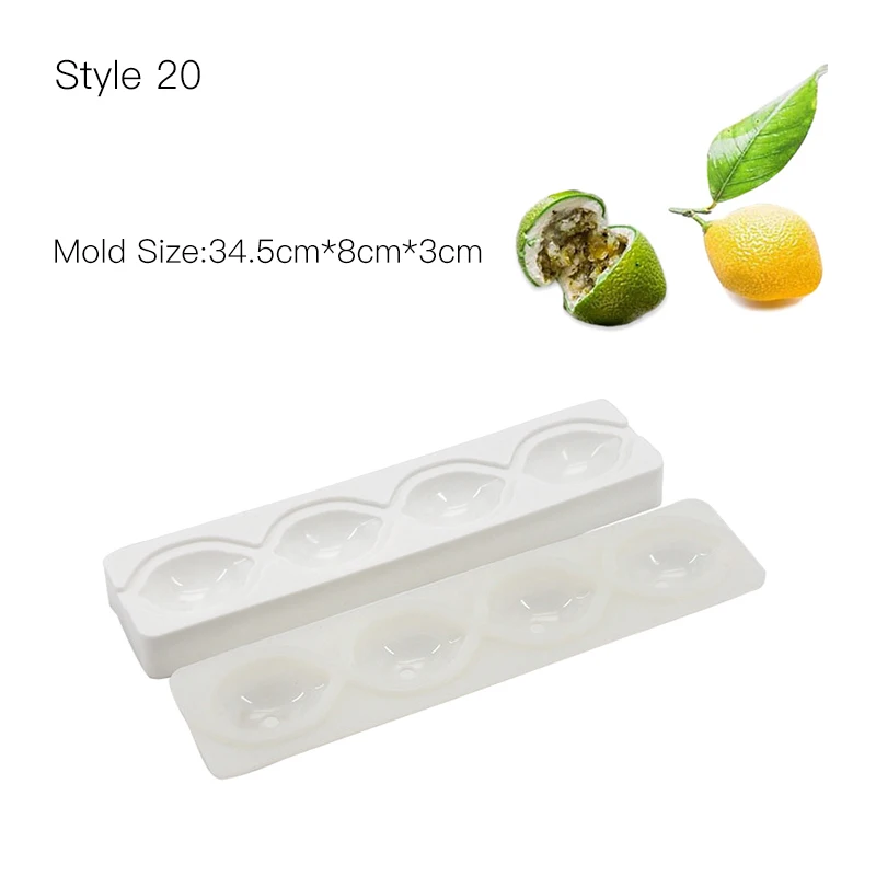 Style 20 3D формы для выпечки торта силиконовые формы для украшения Мусса инструменты для тортов шоколадный помадка производитель десерт Bakaware Пан - Цвет: Style 20