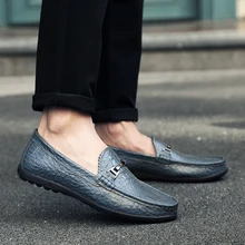 Мужские кожаные кроссовки; Мужская прогулочная дышащая обувь для вождения; обувь для отдыха на открытом воздухе; парадная деловая обувь; zapatillas hombre