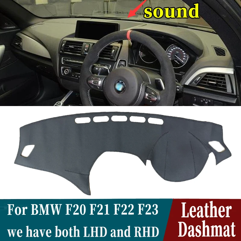 

Leather Dashmat Dashboard Cover Pad Dash Mat Carpet Car-Styling accessories For BMW 1 2 Series F20 F21 F22 F23 116 118I 218 220I