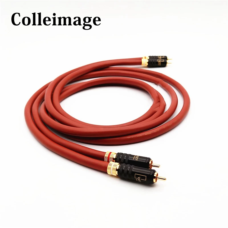 Pair VDH MC D102 MK III HYBRID RCA Interconnect Cable,wire with WBT