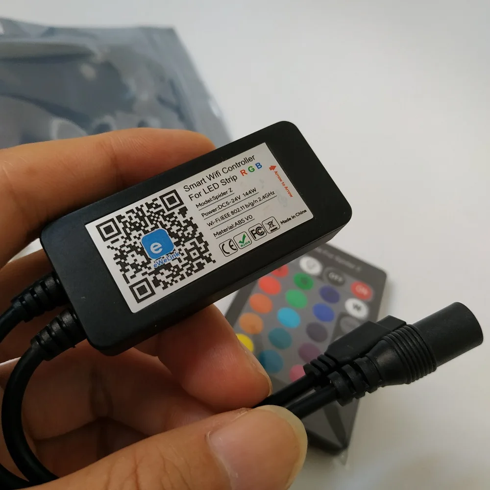 EWeLink RGB Светодиодные полосы Wi-Fi управление Лер приложение ИК Дистанционное Голосовое управление от Alexa Google Assistant