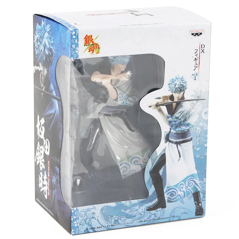 18 см гинтама «Серебряная душа» Sakata Gintoki Banpresto DX Vol.1 ПВХ фигурка куклы Коллекция Модель игрушки подарок