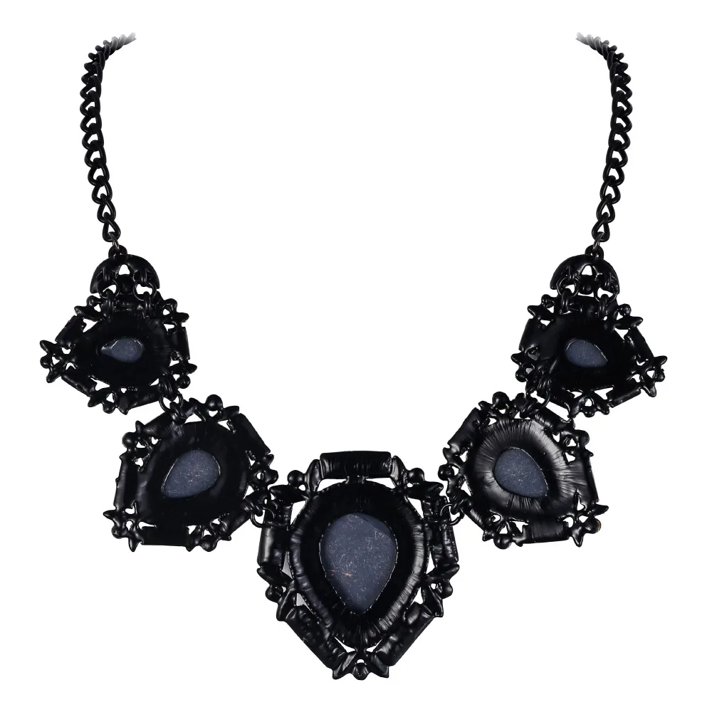 Tuliper ожерелье в стиле ретро, ожерелье с кристаллом для женщин, вечерние ювелирные изделия, колье, ожерелье, подарок на Рождество