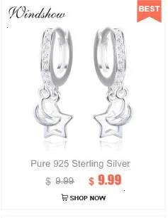 Милые 925 пробы серебряные серьги-обручи со звездами, кольца для ушей, серьги для женщин, ювелирные изделия для девочек Aros Aretes