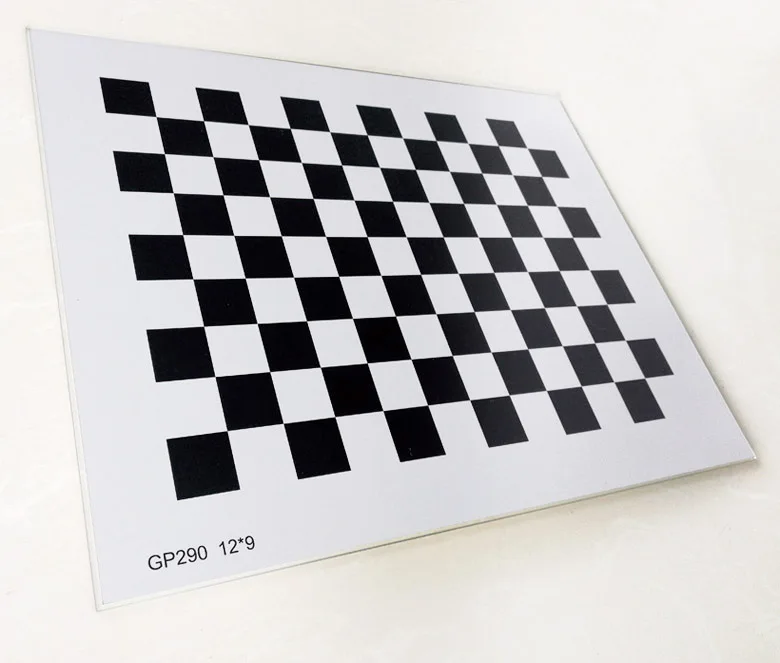 Chessboard глинозема Калибровочная панель диффузное отражение отражающий отражатель 12*9 решетка визуальная оптическая корректирующая доска