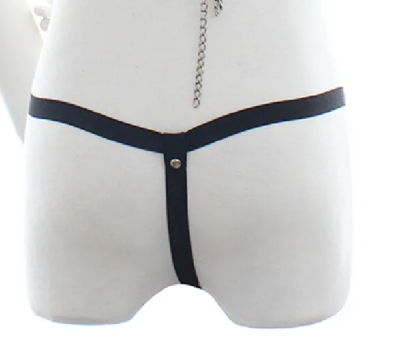 Manufacturers Direct Selling Adult Products Sexy Leather Pants Leather Elastic Band Bound Multi-Nail Pants Couples Chastity Pant