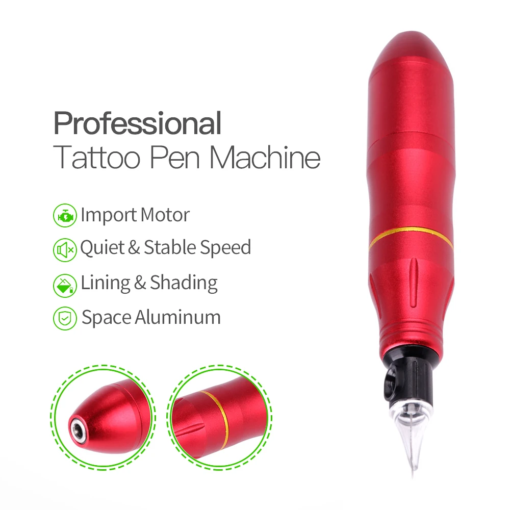 Tatttoo Machine Equipment Supply for Tattoo Studio with Tattooo Cartridge Needles Fit for Tattoo Pen Machine for Beginner