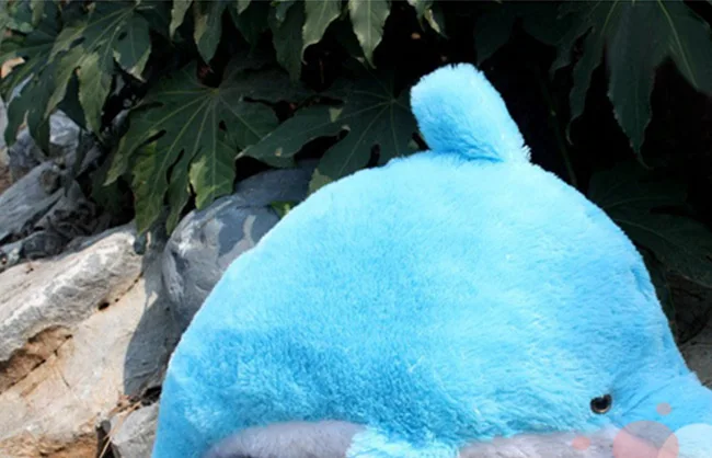 Large Size Dolphin Plush Pillow Cushion Valentine's Day Birthday Gift