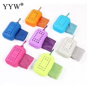 

Fitness Fast Cold Sense Sports Towel Portable Ice Towel Polyester Quick-Drying Ice Cooling Towel Yoga Outdoor Toallas Serviette