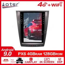 Android 9,0 de 128G PX6 Tesla estilo para Lexus GS 3, 300, 350, 400, 430, 450, 460 H 2004 + Radio Estéreo coche Multimedia Player navegación GPS