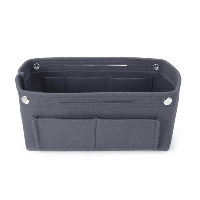 Hot Felt Insert Purse Organizer Handbag Foldable Cosmetic Travel Bag for Women BVN66