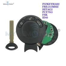 Remtekey smart key 3 button for Mini Cooper remote key keyless entry 315mhz IYZKEYR5602 2007 2008 2009 2010 2011 2005 2011 ford five hundred 4 four button keyless entry remote free programming included