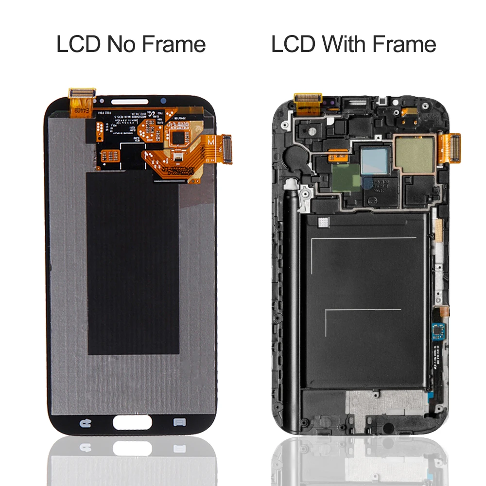 5 ''Оригинальный ЖК дисплей для Samsung Galaxy Note 2 LCD N7100 Note2 N7105 сенсорный экран