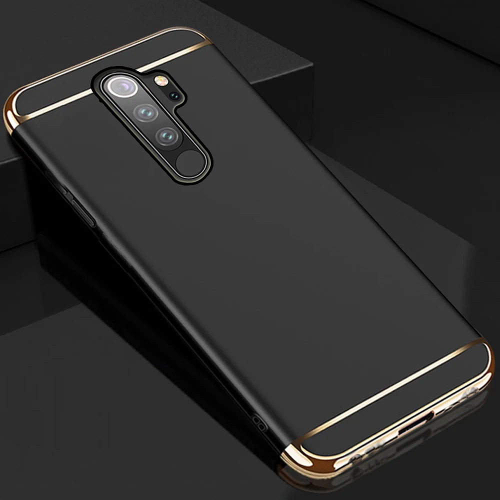 Жесткий Чехол для задней панели телефона, etui, coque, чехол, чехол для xiaomi redmi note 8 t 8 pro 8 t note8 8pro для xiomi xaomi ksiomi аксессуары - Цвет: Black