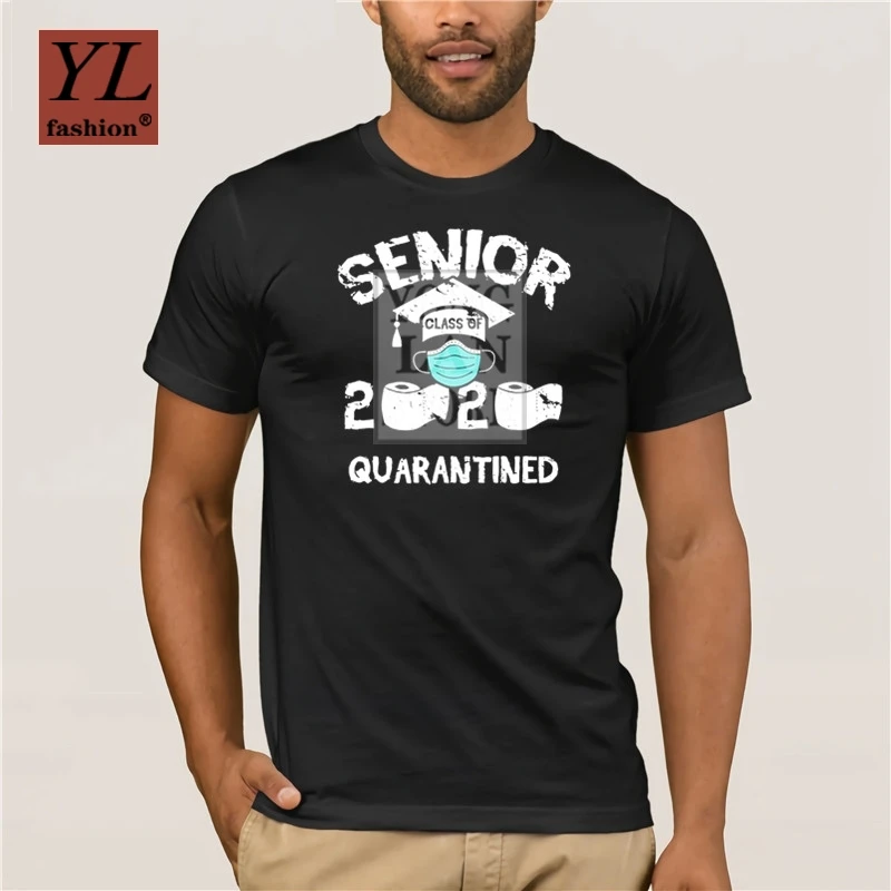

2020 Summer Fashion Street Short Sleeve T Shirt Senior Class Of 2020 Toilet Paper Graduation