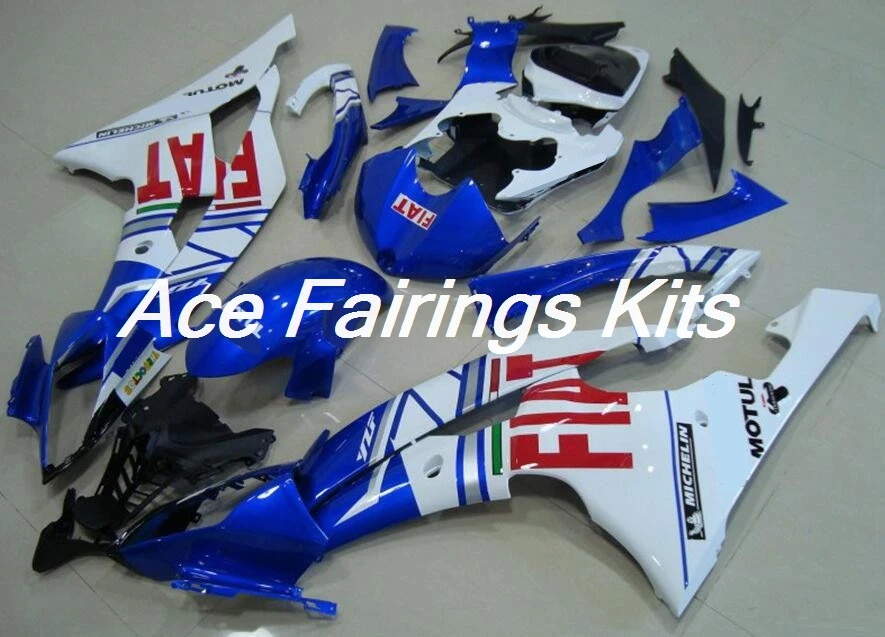 4 подарки инжектор ABS мотоцикл Полный Обтекатель Набор подходит для YAMAHA YZF-R6 2008- ABS пластик Cowlings обтекатель красный синий