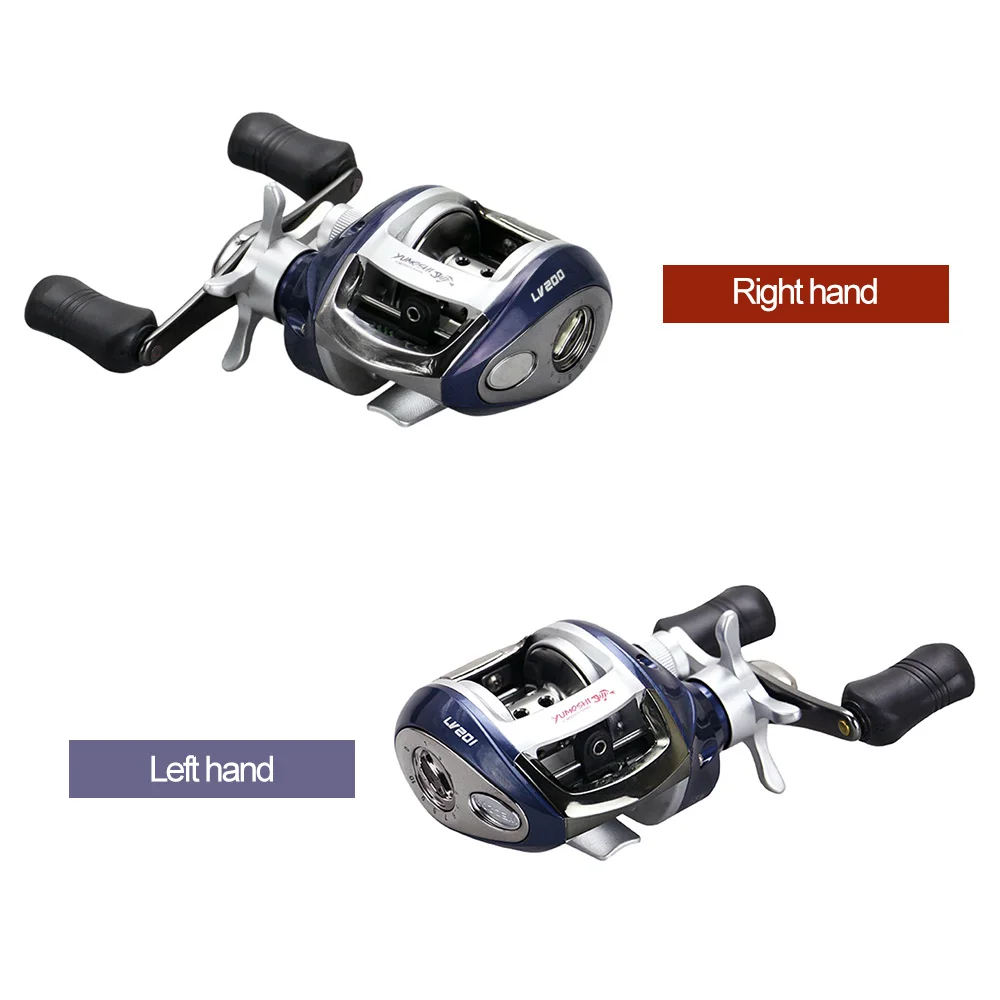 

YUMOSHI Left/Right Hand Baitcasting Reel 12+1BB 6.3:1 Bait Casting Fishing Reel Magnetic brake Water Drop Wheel Coil