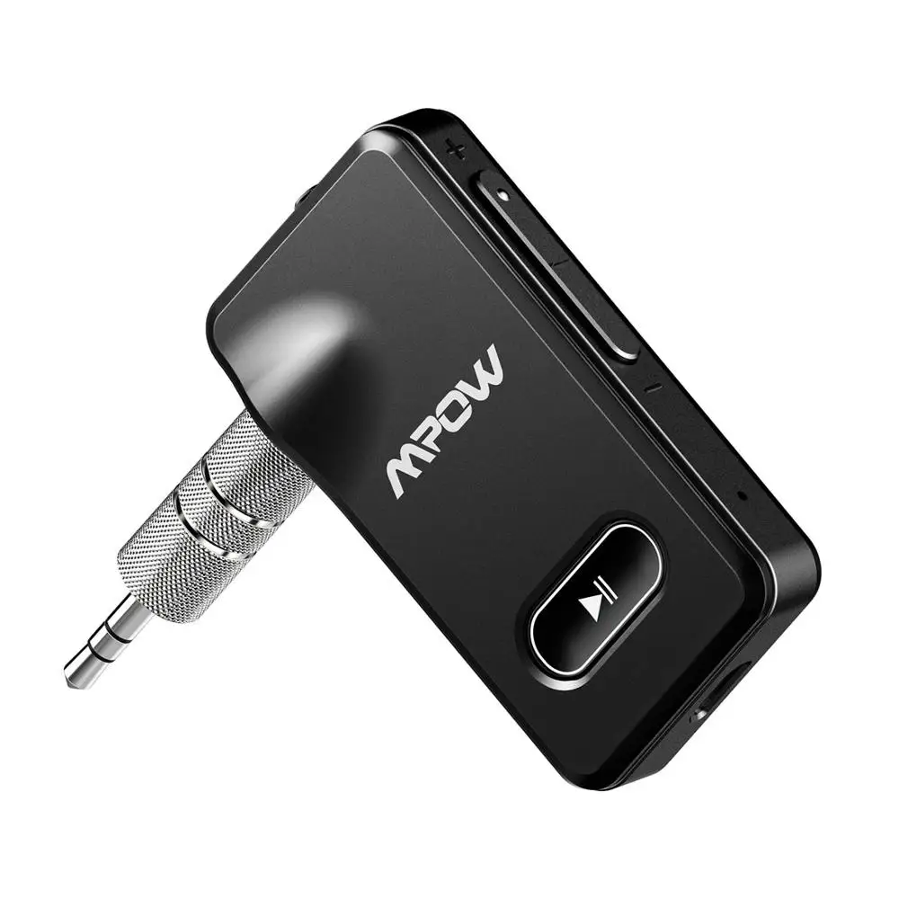 All black Mpow bluetooth-адаптер, приемник стерео качество звука адаптер автомобильная аудиосистема беспроводной приемник с микрофоном Поддержка Siri - Цвет: All black