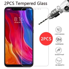 2 pièces 2.5D verre trempé pour Xiao mi rouge mi Note 8 Pro mi A1 A2 Lite 9 8 SE Lite téléphone protecteurs d'écran Film pour Xio mi mi 10 Pro(China)