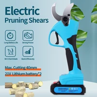 SWANSOFT 40mm Li-ion Battery Powered Cordless Electric Pruning Operated Tree Prunner Cutting Scissors Pruner Shears 2