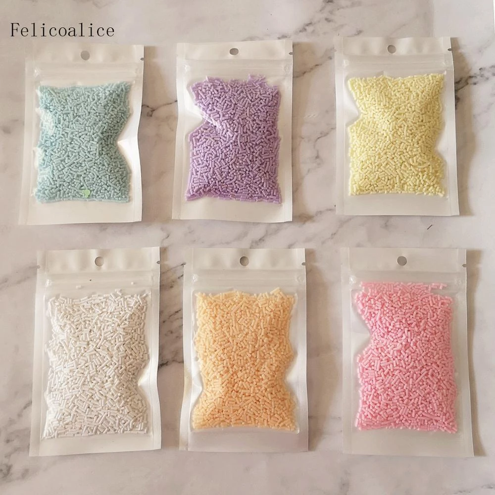20g Candy Sweets Sugar Polymer Clay Sprinkles For Crafts Making