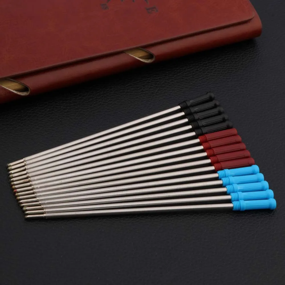 10 шт. синий черный красный офисные подходит для металлическая шариковая ручка 0 7