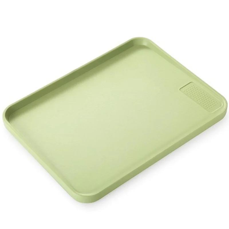 Green Пластик двухсторонней режущей Панели Non-Slip Кухня аксессуары для растительное Фрукты Мясо - Цвет: Green