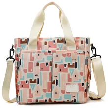 Sac de maternité léger multifonction pour maman, fourre tout de grande capacité pour voyage en plein air, sac à couches à une épaule, 30x27x14CM