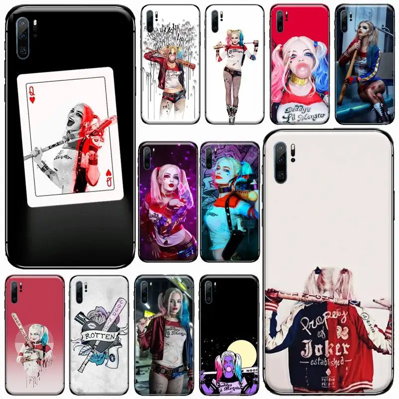 

Harley Quinn Phone Case For Huawei P9 P10 P20 P30 Pro Lite smart Mate 10 Lite 20 Y5 Y6 Y7 2018 2019