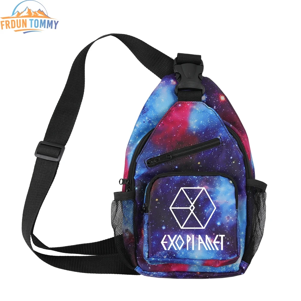 Новинка 2019 Модный стильный рюкзак с принтом EXO для отдыха сумка на плечо