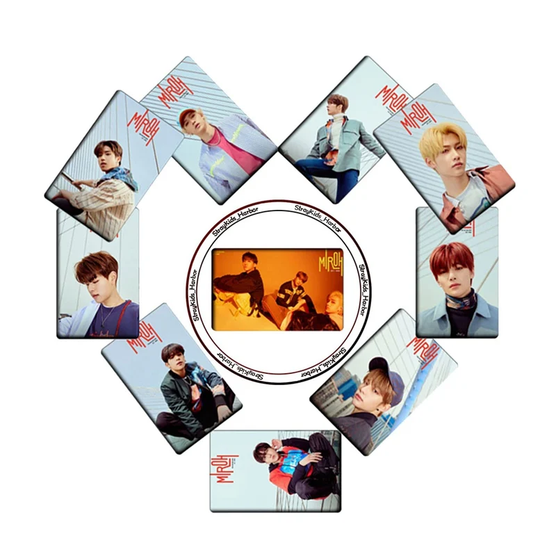 10 шт./компл. Sticky Stray Kids Sticky Lomo карты Новые Модные карты с кристаллами наклейки для фанатов коллекция подарок
