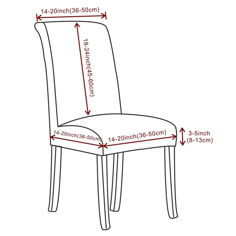 Christmas Dining Chair Protect Cover Slipcover Stretch Removable Washable Dining Room Chair Protector Slipcovers Christmas Decor