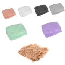 Реквизит для фотосъемки новорожденных ребенок позирует одеяло в виде корзины плюшевый коврик для студийной фотосъемки малышей Аксессуары для фотосессии младенцев