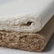 Papel de papel de amoreira feito à mão retro cru xuan pintura meia madura caligrafia fibra arroz papel de envolvimento chinês pano