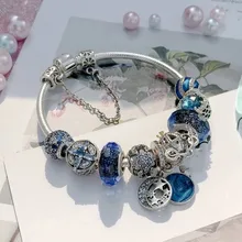 Высокое качество 925 пробы серебряные новые шармы DIY Серебряный браслет для женщин подарок на день рождения