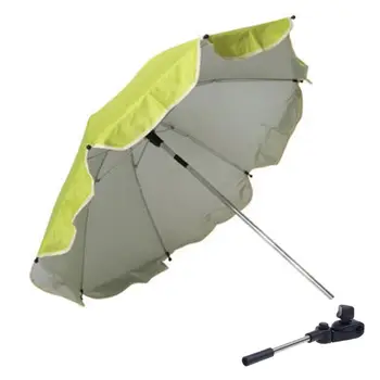 

1 Set Baby Carriage Parasol Child Stroller Umbrella Silver Plastic UV Sun Protection Universal Portable Umbrella